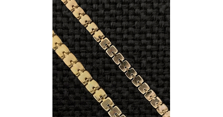 Цепь штампованная №3, застежка-карабин. Цена - за 50 см.