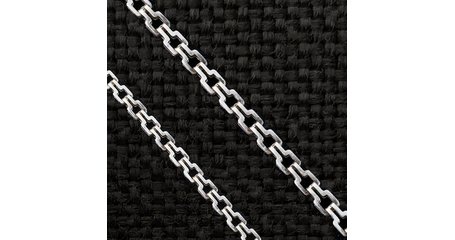 Цепь штампованная №4, застежка-карабин. Цена - за 50 см.