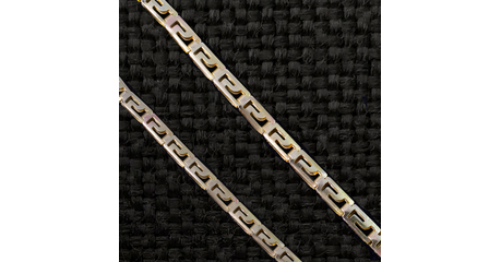 Цепь штампованная №5, застежка-карабин. Цена - за 50 см.