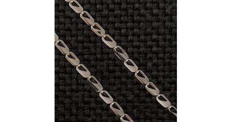 Цепь штампованная №6, застежка-карабин. Цена - за 50 см.