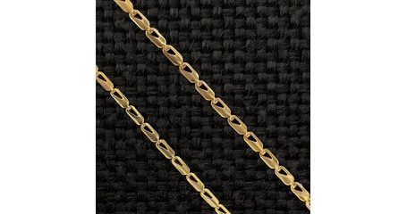 Цепь штампованная №7, застежка-карабин. Цена - за 50 см.