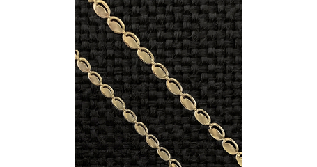 Цепь штампованная №8, застежка-карабин. Цена - за 50 см.
