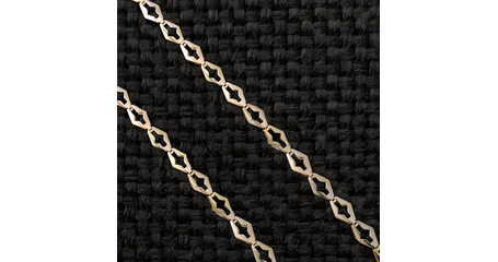 Цепь штампованная №10, застежка-карабин. Цена - за 50 см.