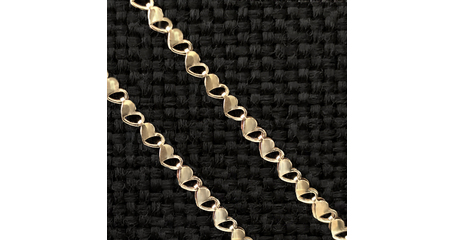 Цепь штампованная №15, застежка-карабин. Цена - за 50 см.