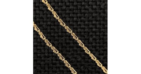 Цепь штампованная №16, застежка-карабин. Цена - за 50 см.