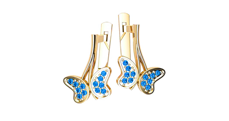 дт026  Серьги детские 