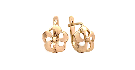 дт057 Серьги-цветочки