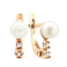 дт085 Серьги детские с жемчужинками