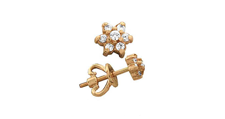 дт088 Серьги-пусеты 