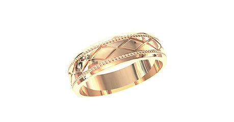 кц009 Кольцо  без вставок