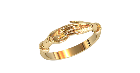 кц192 Ирландское кольцо (Кольцо обещания) 