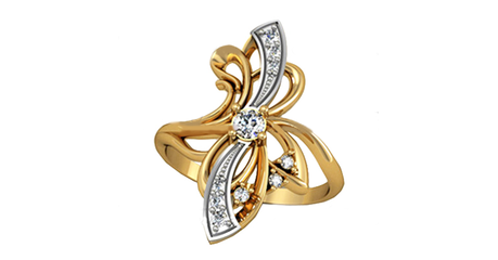 кц285 Золотое кольцо 