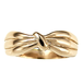 кц334 Золотое кольцо в форме банта