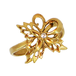 кц382 Золотой цветок с фианитом