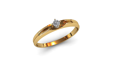 кб052 Женское золотое кольцо.