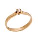 кб080 Тонкое колечко для девушки 