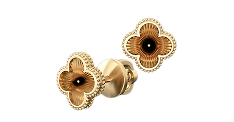 кт026 Серьги-пусеты 