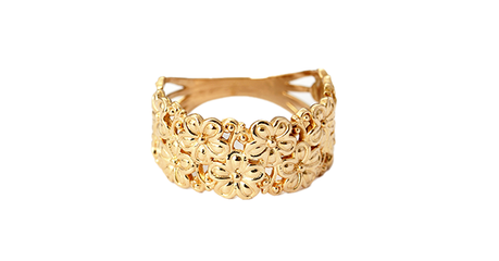 кт395 Милое колечко «Венок из цветов».