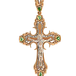 кр022 Крест со вставками