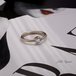 №25 Кольцо из белого золота р.16,6