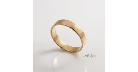 №30 Обручальное кольцо плоское р.17,5
