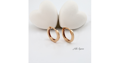 №116 Серьги-колечки без камней.