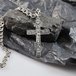 №291 Крест православный в серебре с чернением