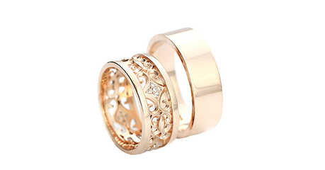 ко019 Обручальные кольца.