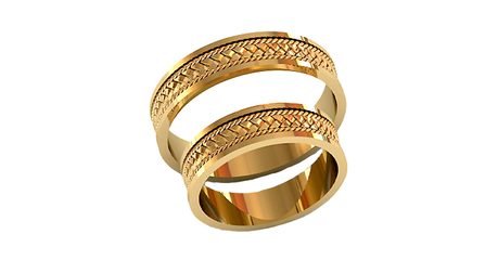 ко026 Кольцо обручальное без камней 