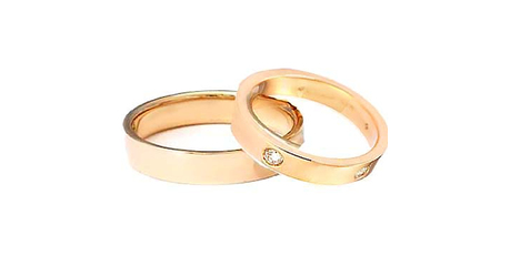 ко070 Индивидуальные обручальные кольца 