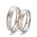 ко108 Комбинированные обручальные кольца 