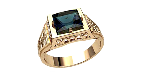 пч033 Печатка в винтажном стиле