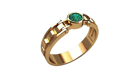 пч040 Печатка в виде браслета 