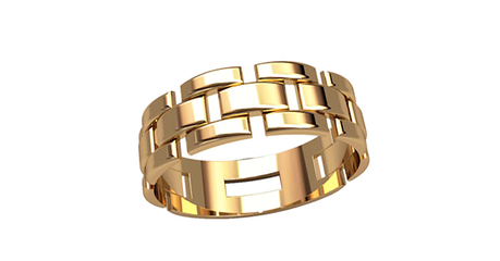 пч055 Мужское кольцо в стиле Rolex