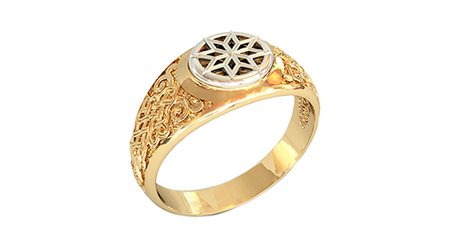 пч065 Славянский оберег «Алатырь»