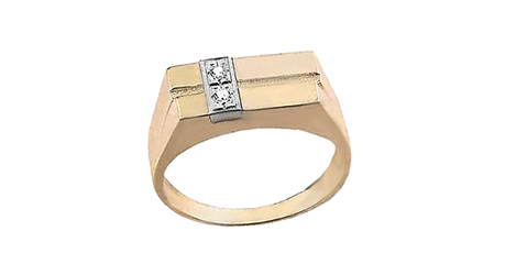 пч118 Печатка с фианитами 