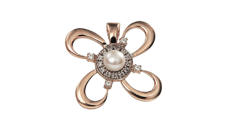 пд049 Подвес объёмный с жемчугом 