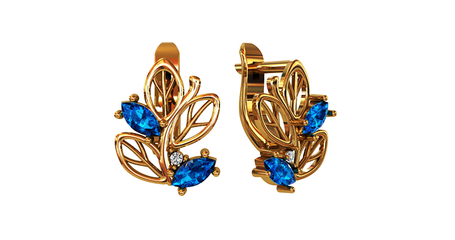 ср140 Серьги 