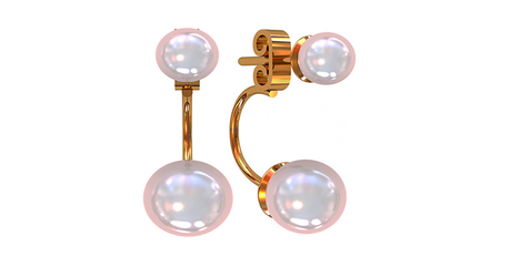 ср154 Серьги в стиле Dior* c жемчугом 