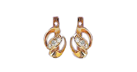 ср206 Серьги с фианитами