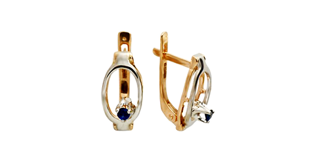 ср207 Серьги с фианитами