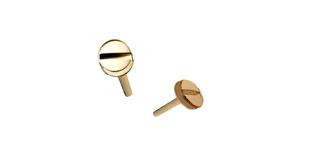 сц030 Серьги-гвоздики без камней.