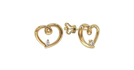 сц040 Серьги-пусеты 