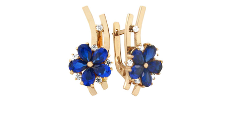 ск012 Нарядные серьги 