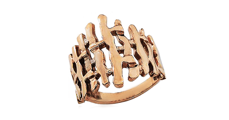 ск154 Золотое кольцо без камней